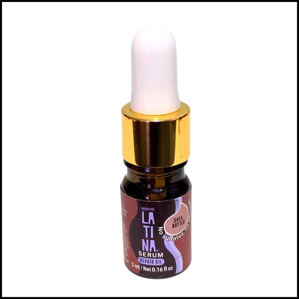 Productos Latina Shea Butter Serum Repair Oil 5ml Net 0.16 fl oz For Hair